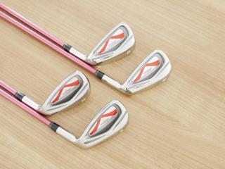 lady_club : ชุดเหล็ก Kasco Dimpals EL (ใบใหญ่ ตีง่าย) มีเหล็ก 8-Pw,Sw (4 ชิ้น) ก้านกราไฟต์ Flex L