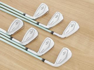 Lady club : All : ชุดเหล็ก Callaway ELYTE Max Fast (ออกปี 2025 ตีง่ายมาก ไกล Japan Spec.) มีเหล็ก 6-Pw,Aw,Sw (7 ชิ้น) ก้านกราไฟต์ UST Mamiya LINQ 40 Flex L (Lady)