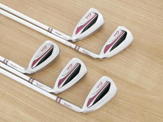 Lady club : All : ชุดเหล็ก Ping G Le2 (ปี 2021 Japan Spec. ใบใหญ่ ตีง่ายมาก) มีเหล็ก 7-Pw,Sw (5 ชิ้น) ก้านกราไฟต์ Ping ULT 240 Flex L