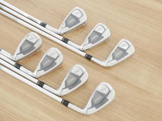 lady_club : **ของใหม่ ยังไม่แกะพลาสติก** ชุดเหล็ก Callaway Rogue ST Max Fast (ออกปี 2022 ตีง่ายที่สุด ไกลสุดของ Callaway) มีเหล็ก 6-Pw,Aw,Sw (7 ชิ้น) ก้านกราไฟต์ Mitsubishi ELDIO 40 Flex L