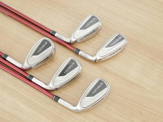 lady_club : ชุดเหล็ก Taylormade Stealth HD (ออกปี 2022 Japan Spec. ใบใหญ่มาก ตีง่ายสุดๆ) มีเหล็ก 7-Pw,Sw (5 ชิ้น) ก้านกราไฟต์ Mitsubishi Tensei TM40 Flex L