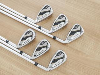 lady_club : ชุดเหล็ก Callaway Mavrik MAX (ออกปี 2020 ตีง่าย ไกลมากๆ) มีเหล็ก 7-Pw,Aw,Sw (6 ชิ้น) ก้านกราไฟต์ Mitsubishi Diamana 40 Flex L