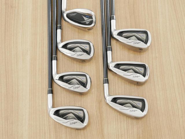 Iron set : Tsuruya : ชุดเหล็ก Tsuruya AXEL XP HM (หน้าเด้ง ตีไกลมากๆ) มีเหล็ก 6-Pw,Aw,Sw (7 ชิ้น) ก้านกราไฟต์ Flex R