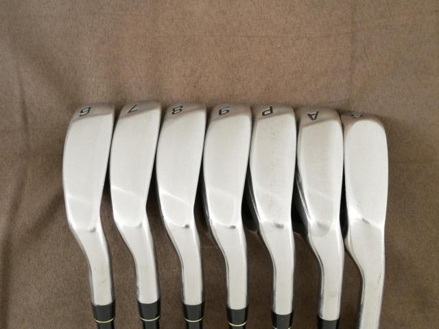 Iron set : Tsuruya : ชุดเหล็ก Tsuruya AXEL XP HM (หน้าเด้ง ตีไกลมากๆ) มีเหล็ก 6-Pw,Aw,Sw (7 ชิ้น) ก้านกราไฟต์ Flex R