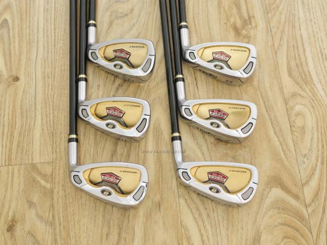 Iron set : Honma : **ก้าน 3 ดาว** ชุดเหล็ก Honma Beres IS-01 (หน้าเด้ง Maraging) มีเหล็ก 6-11 (6 ชิ้น เทียบเท่า 5-Pw) ก้าน ARMRQ 6 (45) FLex R (3 ดาว)