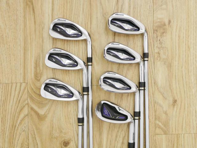 Iron set : Mizuno : ชุดเหล็ก Mizuno JPX EIII Hot Metal (รุ่นท้อป ใบใหญ่ หน้าเด้ง ตีไกล) มีเหล็ก 5-Pw,Aw (7 ชิ้น) ก้านเหล็ก NS Pro 950 Flex SR