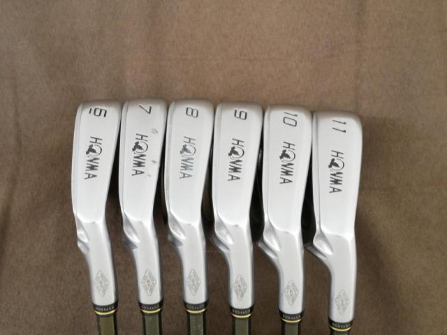 Iron set : Honma : Honma Beres MG703 (หน้าเด้ง) มีเหล็ก 6-11 (6 ชิ้น เทียบเท่า 5-Pw) ก้าน ARMRQ UD49 Flex R (2 ดาว)
