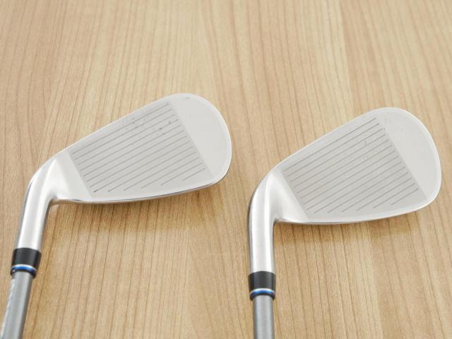 Iron set : XXIO : **มีตำหนิ** ชุดเหล็ก XXIO Cross 2 (ออกปี 2021 ตีไกลที่สุดของที่สุดจาก XXIO หน้าเด้งสุดๆ) มีเหล็ก 7-Pw,Aw (5 ชิ้น ตีไกลกว่าปกติ 2 เบอร์) ก้านกราไฟต์ MH-2000 Flex R