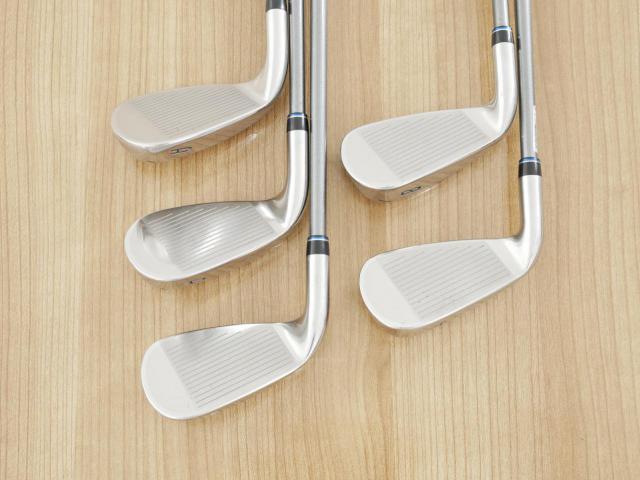 Iron set : XXIO : **มีตำหนิ** ชุดเหล็ก XXIO Cross 2 (ออกปี 2021 ตีไกลที่สุดของที่สุดจาก XXIO หน้าเด้งสุดๆ) มีเหล็ก 7-Pw,Aw (5 ชิ้น ตีไกลกว่าปกติ 2 เบอร์) ก้านกราไฟต์ MH-2000 Flex R