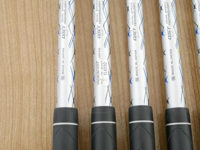 Iron set : XXIO : **มีตำหนิ** ชุดเหล็ก XXIO Cross 2 (ออกปี 2021 ตีไกลที่สุดของที่สุดจาก XXIO หน้าเด้งสุดๆ) มีเหล็ก 7-Pw,Aw (5 ชิ้น ตีไกลกว่าปกติ 2 เบอร์) ก้านกราไฟต์ MH-2000 Flex R