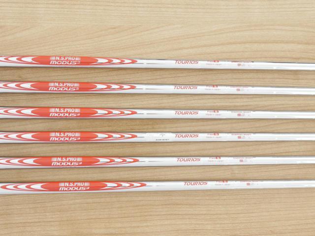 Iron set : Callaway : ชุดเหล็ก Callaway APEX Ai200 Forged (รุ่นล่าสุด ออกปี 2024) มีเหล็ก 5-Pw (6 ชิ้น) ก้านเหล็ก NS Pro Modus 105 Flex S