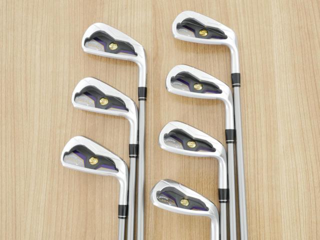 Iron set : Callaway : ชุดเหล็ก Callaway Legacy V (Forged) มีเหล็ก 5-Pw,Sw (7 ชิ้น) ก้านกราไฟต์ Flex R