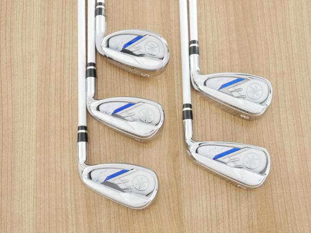 Lady club : All : ชุดเหล็ก Yamaha Inpres UD+2 (รุ่นปี 2021 ตีไกลที่สุด ไกลกว่าเหล็กทั่วไป 2 เบอร์ หน้าเด้ง COR 0.822) มีเหล็ก 7-Pw,Sw (5 ชิ้น) ก้านกราไฟต์ Fujikura Air Speeder Flex A (Lady)