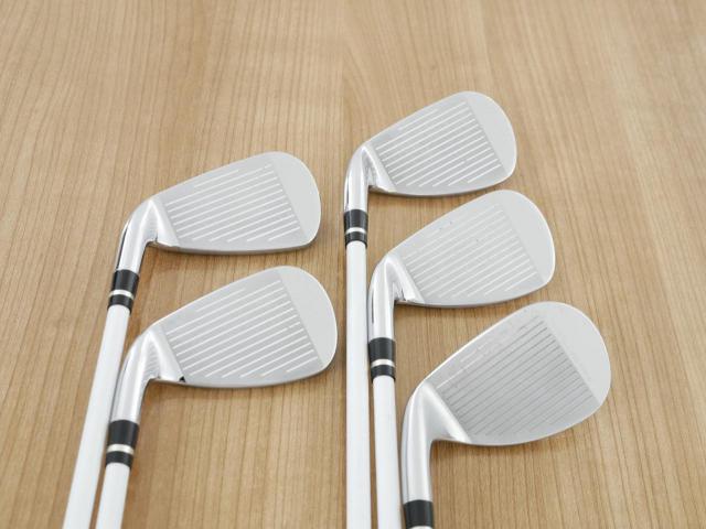 Lady club : All : ชุดเหล็ก Yamaha Inpres UD+2 (รุ่นปี 2021 ตีไกลที่สุด ไกลกว่าเหล็กทั่วไป 2 เบอร์ หน้าเด้ง COR 0.822) มีเหล็ก 7-Pw,Sw (5 ชิ้น) ก้านกราไฟต์ Fujikura Air Speeder Flex A (Lady)