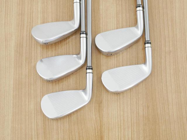 Iron set : PRGR : ชุดเหล็กกระเทย PRGR NEW Egg Forged (รุ่นปี 2020 ตีง่ายและไกลมากๆ เด้งสุดๆ COR 0.82) มีเหล็ก 6-Pw (5 ชิ้น) ก้านกราไฟต์ Flex R (M-37)