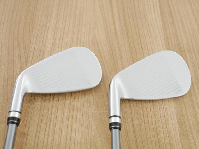 Iron set : PRGR : ชุดเหล็กกระเทย PRGR NEW Egg Forged (รุ่นปี 2020 ตีง่ายและไกลมากๆ เด้งสุดๆ COR 0.82) มีเหล็ก 6-Pw (5 ชิ้น) ก้านกราไฟต์ Flex R (M-37)