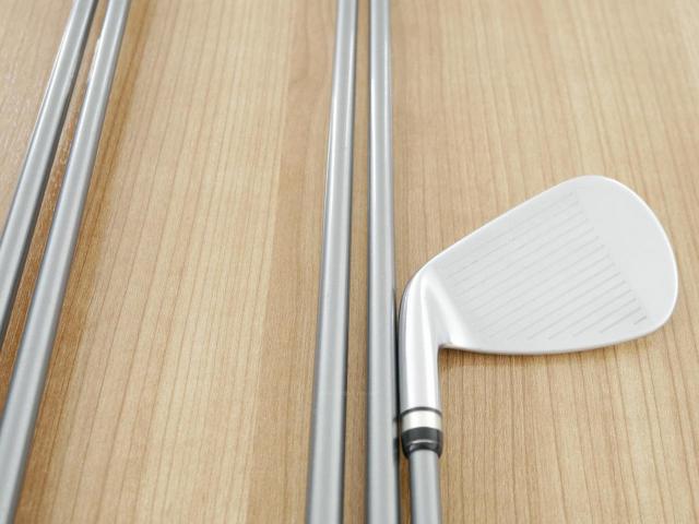 Iron set : PRGR : ชุดเหล็กกระเทย PRGR NEW Egg Forged (รุ่นปี 2020 ตีง่ายและไกลมากๆ เด้งสุดๆ COR 0.82) มีเหล็ก 6-Pw (5 ชิ้น) ก้านกราไฟต์ Flex R (M-37)