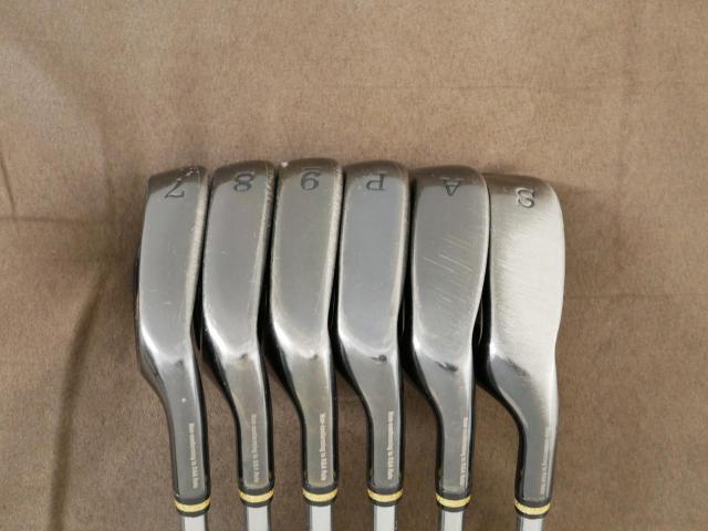 Iron set : Macgregor : ชุดเหล็ก Macgregor Gold Tourney (รุ่นท๊อปสุด เป็นเหล็กเด้งผิดกฏ ราคาปกติเกือบ 2 แสน) มีเหล็ก 7-Pw,Aw,Sw (6 ชิ้น) ก้านกราไฟต์ Flex R