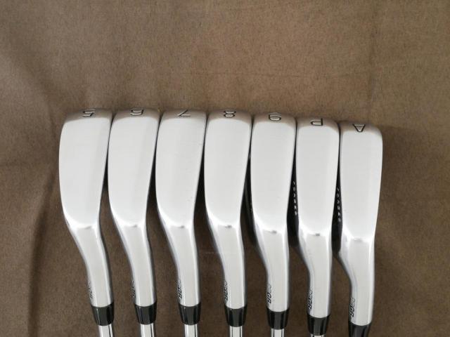 Iron set : PRGR : ชุดเหล็กกระเทย PRGR NEW Egg Forged (รุ่นปี 2020 ตีง่ายและไกลมากๆ เด้งสุดๆ COR 0.82) มีเหล็ก 5-Pw,Aw (7 ชิ้น) ก้านเหล็ก NS Pro Modus 105 Flex S