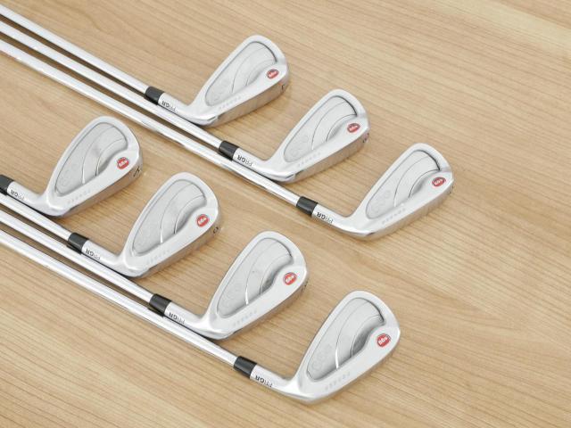 Iron set : PRGR : ชุดเหล็กกระเทย PRGR NEW Egg Forged (รุ่นปี 2020 ตีง่ายและไกลมากๆ เด้งสุดๆ COR 0.82) มีเหล็ก 5-Pw,Aw (7 ชิ้น) ก้านเหล็ก NS Pro Modus 105 Flex S