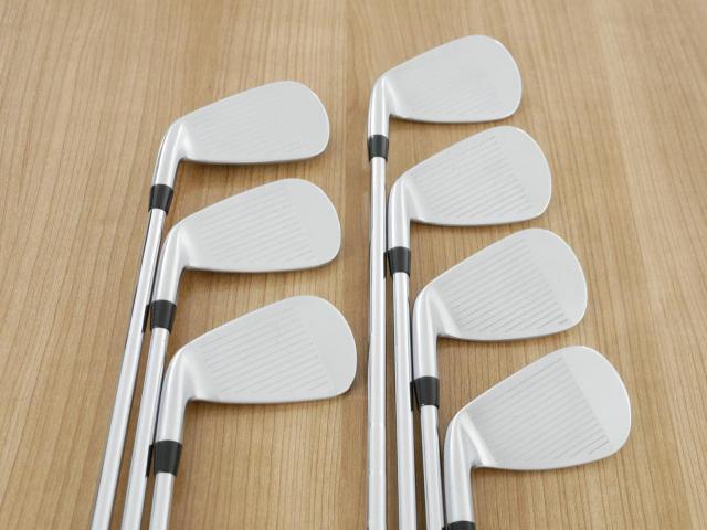 Iron set : PRGR : ชุดเหล็กกระเทย PRGR NEW Egg Forged (รุ่นปี 2020 ตีง่ายและไกลมากๆ เด้งสุดๆ COR 0.82) มีเหล็ก 5-Pw,Aw (7 ชิ้น) ก้านเหล็ก NS Pro Modus 105 Flex S