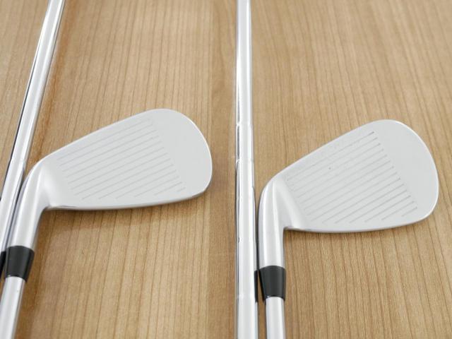 Iron set : PRGR : ชุดเหล็กกระเทย PRGR NEW Egg Forged (รุ่นปี 2020 ตีง่ายและไกลมากๆ เด้งสุดๆ COR 0.82) มีเหล็ก 5-Pw,Aw (7 ชิ้น) ก้านเหล็ก NS Pro Modus 105 Flex S