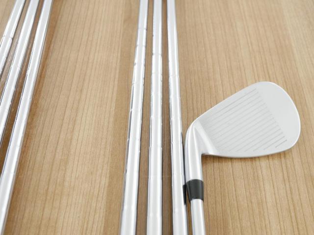 Iron set : PRGR : ชุดเหล็กกระเทย PRGR NEW Egg Forged (รุ่นปี 2020 ตีง่ายและไกลมากๆ เด้งสุดๆ COR 0.82) มีเหล็ก 5-Pw,Aw (7 ชิ้น) ก้านเหล็ก NS Pro Modus 105 Flex S