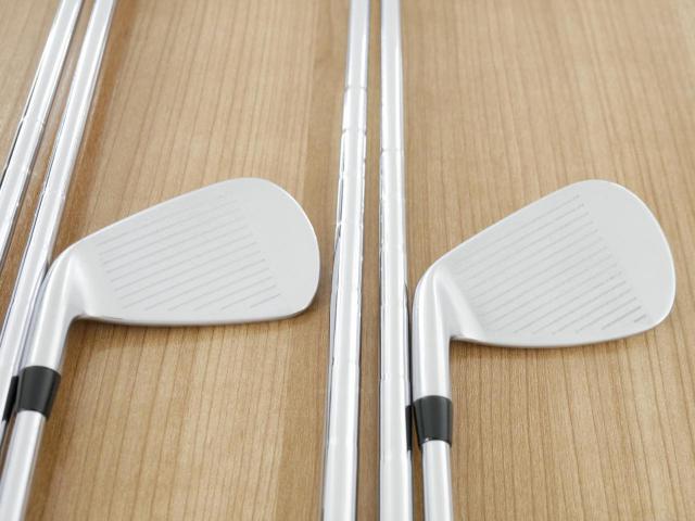 Iron set : PRGR : ชุดเหล็กกระเทย PRGR NEW Egg Forged (รุ่นปี 2020 ตีง่ายและไกลมากๆ เด้งสุดๆ COR 0.82) มีเหล็ก 5-Pw,Aw (7 ชิ้น) ก้านเหล็ก NS Pro Modus 105 Flex S