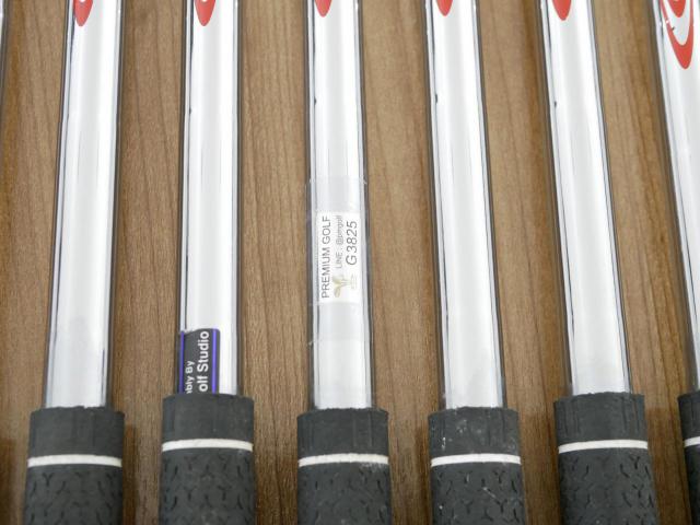 Iron set : PRGR : ชุดเหล็กกระเทย PRGR NEW Egg Forged (รุ่นปี 2020 ตีง่ายและไกลมากๆ เด้งสุดๆ COR 0.82) มีเหล็ก 5-Pw,Aw (7 ชิ้น) ก้านเหล็ก NS Pro Modus 105 Flex S