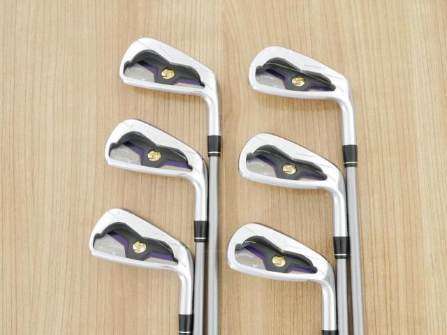 Iron set : Callaway : ชุดเหล็ก Callaway Legacy V (Forged) มีเหล็ก 5-Pw (6 ชิ้น) ก้านกราไฟต์ Flex SR