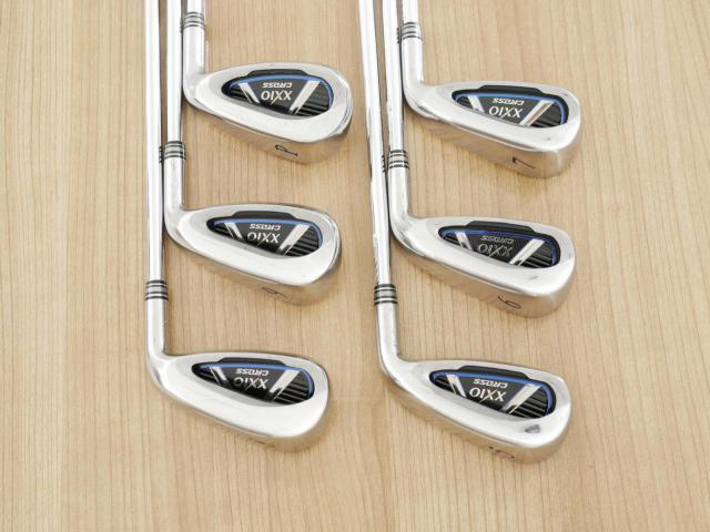 Iron set : XXIO : ชุดเหล็ก XXIO Cross (ออกปี 2019 ตีไกลที่สุดของที่สุดจาก XXIO หน้าเด้งสุดๆ) มีเหล็ก 5-Pw (6 ชิ้น ตีไกลกว่าปกติ 2 เบอร์) ก้านเหล็ก NS Pro 870 DST Flex R