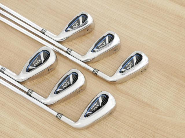 Iron set : XXIO : ชุดเหล็ก XXIO Cross (ออกปี 2019 ตีไกลที่สุดของที่สุดจาก XXIO หน้าเด้งสุดๆ) มีเหล็ก 5-Pw (6 ชิ้น ตีไกลกว่าปกติ 2 เบอร์) ก้านเหล็ก NS Pro 870 DST Flex R