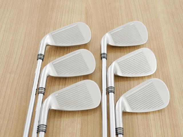 Iron set : XXIO : ชุดเหล็ก XXIO Cross (ออกปี 2019 ตีไกลที่สุดของที่สุดจาก XXIO หน้าเด้งสุดๆ) มีเหล็ก 5-Pw (6 ชิ้น ตีไกลกว่าปกติ 2 เบอร์) ก้านเหล็ก NS Pro 870 DST Flex R