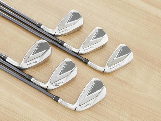 Iron set : Taylormade : ชุดเหล็ก Taylormade Stealth (ออกปี 2022 Japan Spec.) มีเหล็ก 6-Pw,Sw (6 ชิ้น) ก้านกราไฟต์ Mitsubishi Tensei TM60 Flex S