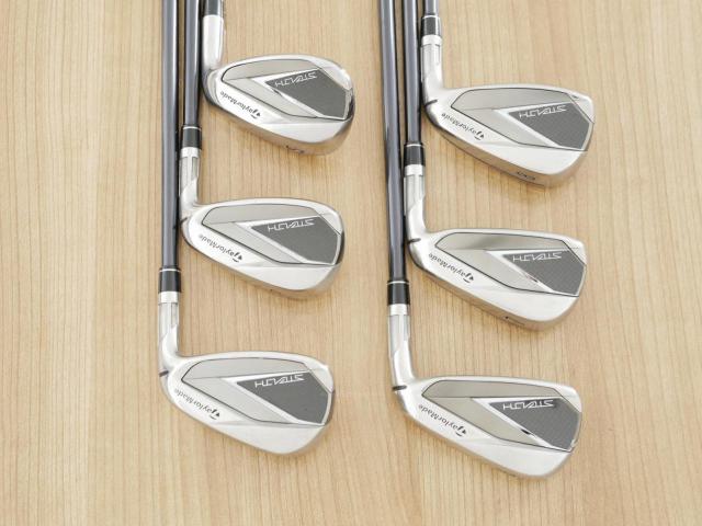 Iron set : Taylormade : ชุดเหล็ก Taylormade Stealth (ออกปี 2022 Japan Spec.) มีเหล็ก 6-Pw,Sw (6 ชิ้น) ก้านกราไฟต์ Mitsubishi Tensei TM60 Flex S