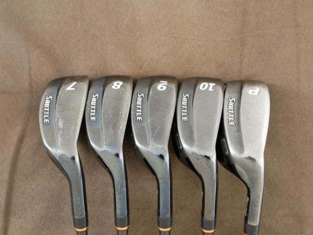 Iron set : Maruman : ชุดเหล็กกระเทย Maruman Shuttle i3000x มีเหล็ก 7-10,Pw (5 ชิ้น เทียบเท่า 6-Pw) ก้านกราไฟต์ Flex R 