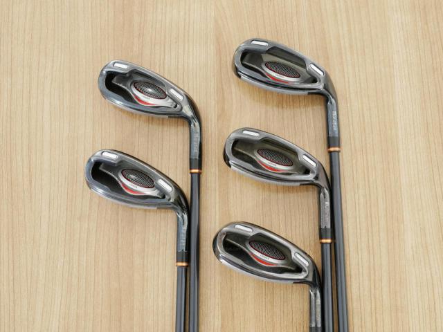 Iron set : Maruman : ชุดเหล็กกระเทย Maruman Shuttle i3000x มีเหล็ก 7-10,Pw (5 ชิ้น เทียบเท่า 6-Pw) ก้านกราไฟต์ Flex R 