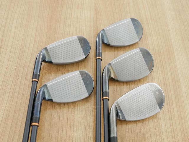 Iron set : Maruman : ชุดเหล็กกระเทย Maruman Shuttle i3000x มีเหล็ก 7-10,Pw (5 ชิ้น เทียบเท่า 6-Pw) ก้านกราไฟต์ Flex R 