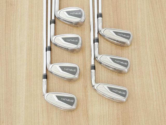 Iron set : Taylormade : ชุดเหล็ก Taylormade Stealth HD (ออกปี 2022 Japan Spec. ใบใหญ่มาก ตีง่ายสุดๆ) มีเหล็ก 5-Pw,Sw (7 ชิ้น) ก้านเหล็ก KBS Max MT 80 Flex S