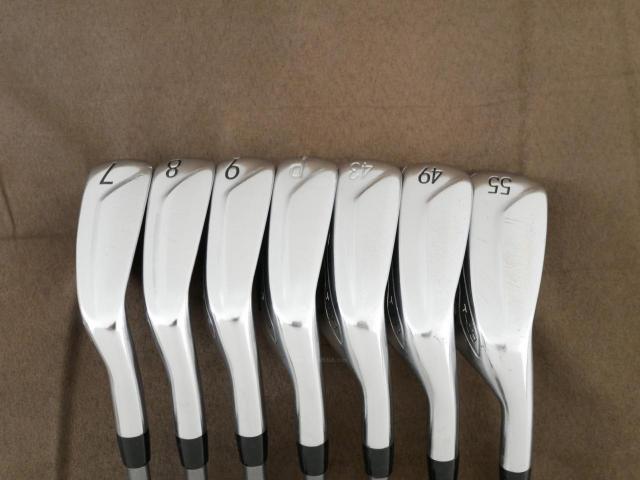 Iron set : Titleist : ชุดเหล็ก Titleist T400 (ตีง่ายที่สุด ไกลที่สุด ออกปี 2020) มีเหล็ก 7-Pw,43,49,55 (7 ชิ้น) ก้านกราไฟต์ Mitsubishi TENSEI 50 Flex R