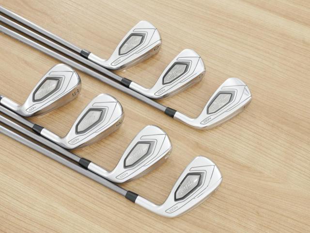 Iron set : Titleist : ชุดเหล็ก Titleist T400 (ตีง่ายที่สุด ไกลที่สุด ออกปี 2020) มีเหล็ก 7-Pw,43,49,55 (7 ชิ้น) ก้านกราไฟต์ Mitsubishi TENSEI 50 Flex R
