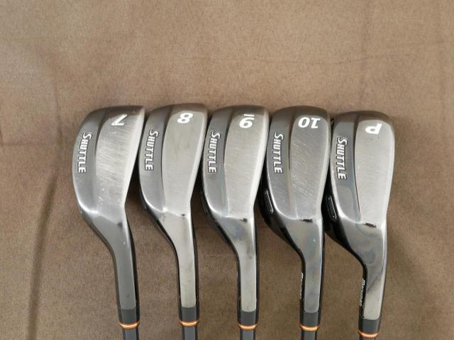 Iron set : Maruman : ชุดเหล็กกระเทย Maruman Shuttle i3000x มีเหล็ก 7-10,Pw (5 ชิ้น เทียบเท่า 6-Pw) ก้านกราไฟต์ Flex R2