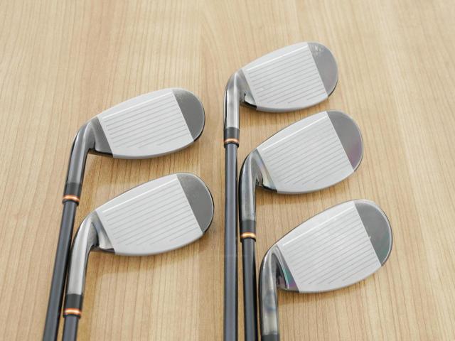 Iron set : Maruman : ชุดเหล็กกระเทย Maruman Shuttle i3000x มีเหล็ก 7-10,Pw (5 ชิ้น เทียบเท่า 6-Pw) ก้านกราไฟต์ Flex R2