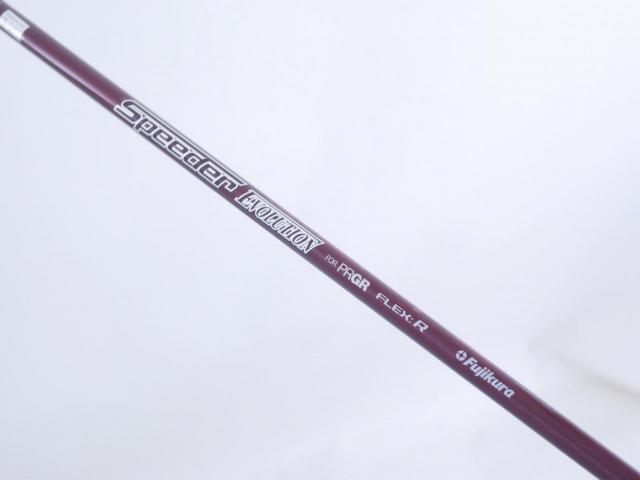 Driver : PRGR : ไดรเวอร์ PRGR RS Red (ออกปี 2020) Loft 10.5 ก้าน Fujikura Speeder Evolution Flex R