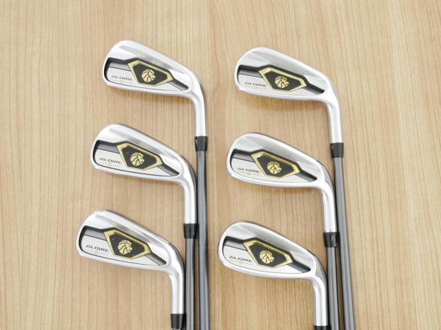 Iron set : Taylormade : ชุดเหล็ก Taylormade Gloire G (รุ่นท๊อปสุด ตีไกลมากๆ เหล็ก 7 Loft 26.5 หน้าเด้ง) มีเหล็ก 5-Pw (6 ชิ้น) ก้านกราไฟต์ Flex S