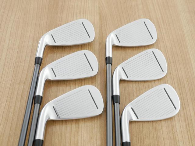 Iron set : Taylormade : ชุดเหล็ก Taylormade Gloire G (รุ่นท๊อปสุด ตีไกลมากๆ เหล็ก 7 Loft 26.5 หน้าเด้ง) มีเหล็ก 5-Pw (6 ชิ้น) ก้านกราไฟต์ Flex S
