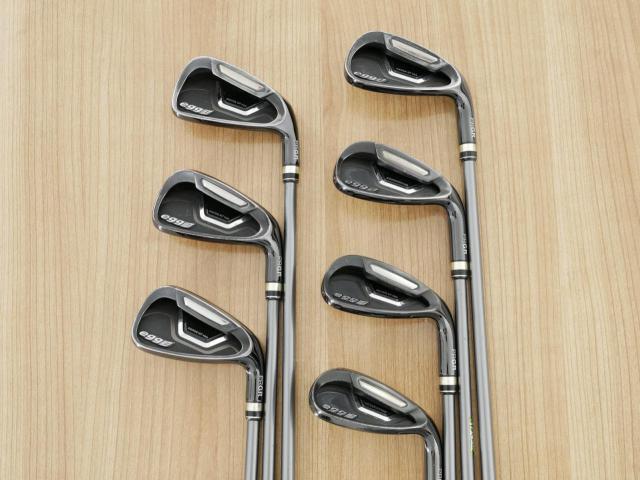 Lady club : All : ชุดเหล็กกระเทย PRGR New Egg Iron (รุ่นปี 2017 ตีง่ายและไกลมาก) มีเหล็ก 7-Pw,Aw,As,Sw (7 ชิ้น) ก้านกราไฟต์ Flex L (M-30)