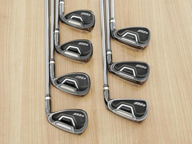 Lady club : All : ชุดเหล็กกระเทย PRGR New Egg Iron (รุ่นปี 2017 ตีง่ายและไกลมาก) มีเหล็ก 7-Pw,Aw,As,Sw (7 ชิ้น) ก้านกราไฟต์ Flex L (M-30)