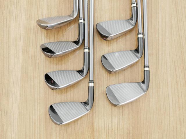 Lady club : All : ชุดเหล็กกระเทย PRGR New Egg Iron (รุ่นปี 2017 ตีง่ายและไกลมาก) มีเหล็ก 7-Pw,Aw,As,Sw (7 ชิ้น) ก้านกราไฟต์ Flex L (M-30)
