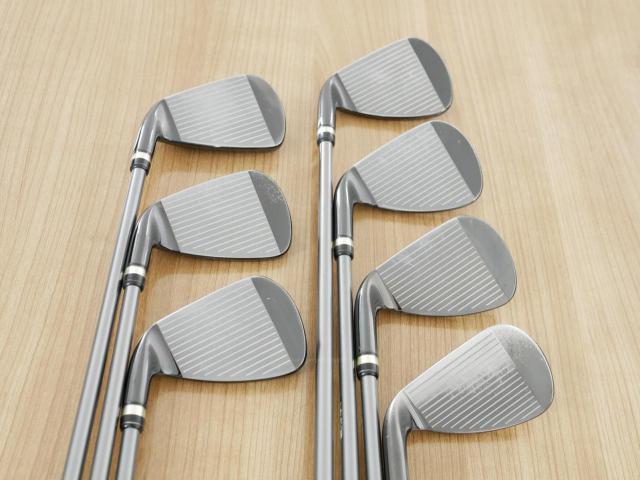 Lady club : All : ชุดเหล็กกระเทย PRGR New Egg Iron (รุ่นปี 2017 ตีง่ายและไกลมาก) มีเหล็ก 7-Pw,Aw,As,Sw (7 ชิ้น) ก้านกราไฟต์ Flex L (M-30)